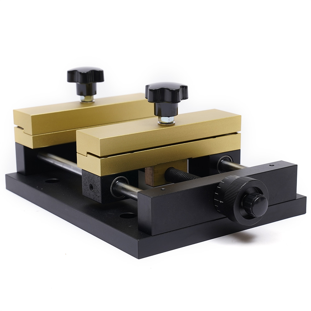 Industrial Laser Cutting Machines - レーザー切断彫刻マーキングマシン固定治具陽極酸化アルミニウム合金片側固定スライドクランプ皿穴付き取り付け穴付きM5 M6ネジ対応工業用レーザー機器ワークピースクランプツール