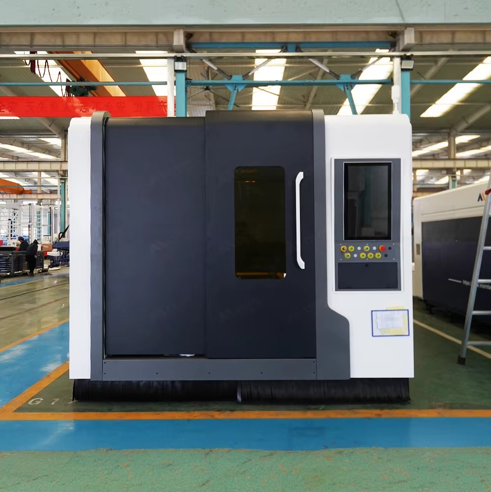 Industrial Laser Cutting Machines - 12kw 20kw密閉型金属レーザー切断機、工業用金属板加工用炭素鋼切断機