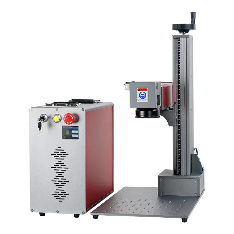 Industrial Grade Laser Engraver - ミニスプリットポータブル高出力ファイバーレーザーマーカー工業用金属レーザー彫刻機（時計のバックル、鍵、金属部品用）