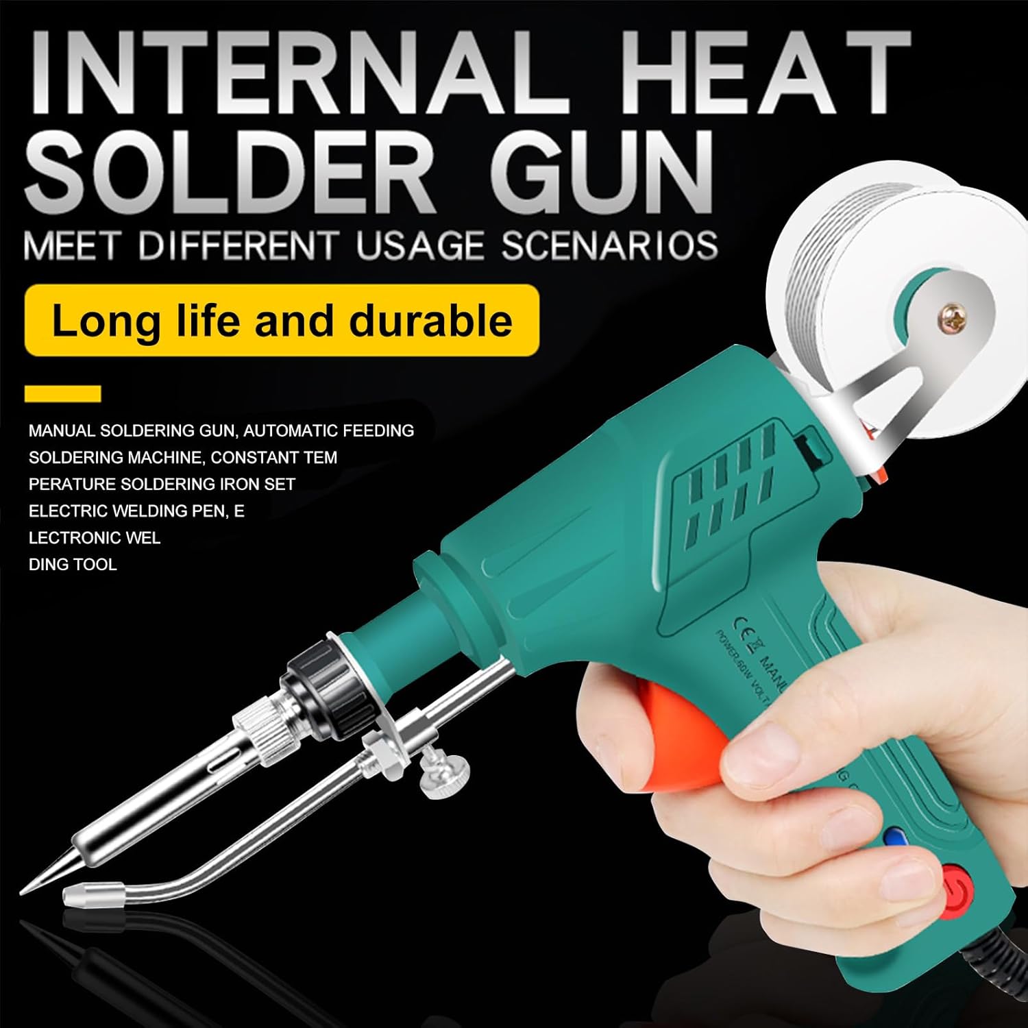 Industrial Laser Welding Tool - 60W 110V/220V 電気はんだごて多機能はんだごてはんだごてセット内部加熱工業用溶接ツール