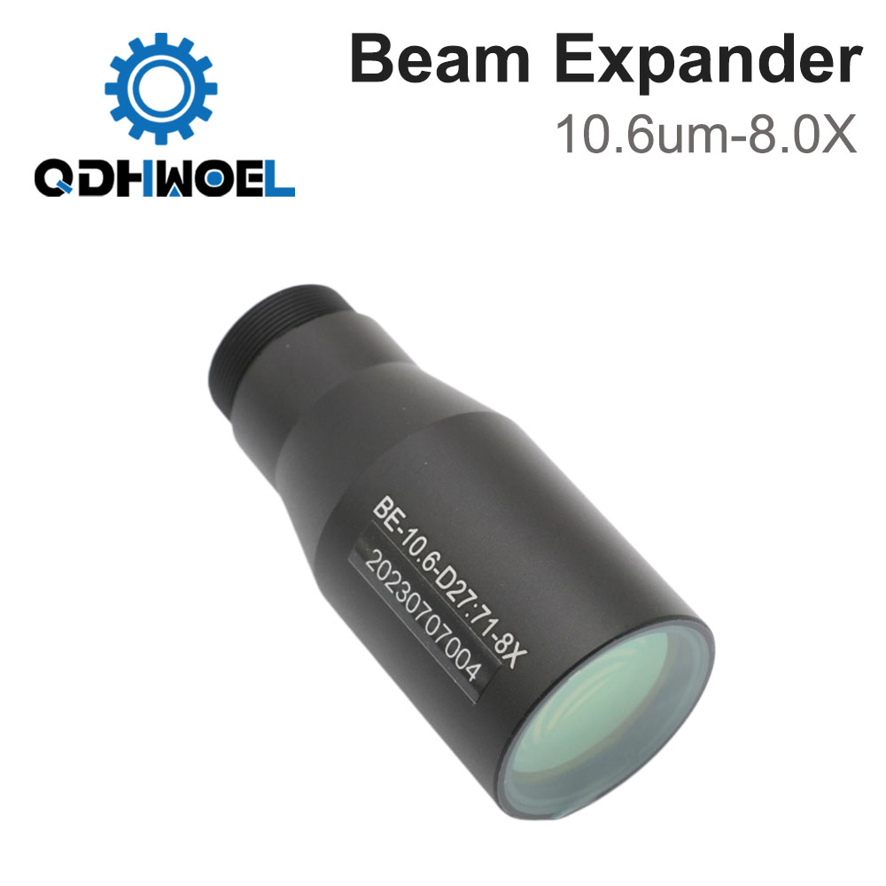 Laser Beam Expander - CO2レーザー10600nmレーザービームエキスパンダー8倍ガルバノメーターレーザーマーキングレンズ光学ビーム拡張器