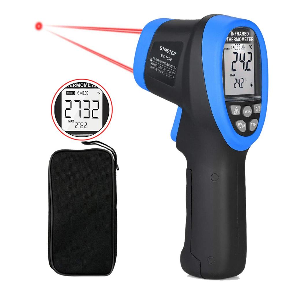 赤外線温度計-50 ℃ から1500 ℃ のレーザー高温計1 - Industrial Laser Temperature Gun のレビューと価格