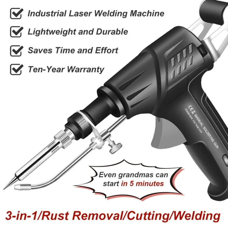 工業用はんだごてセット レーザー自動錫供給 ハンドヘルド吸熱 - Industrial Laser Welding Tool のレビューと価格