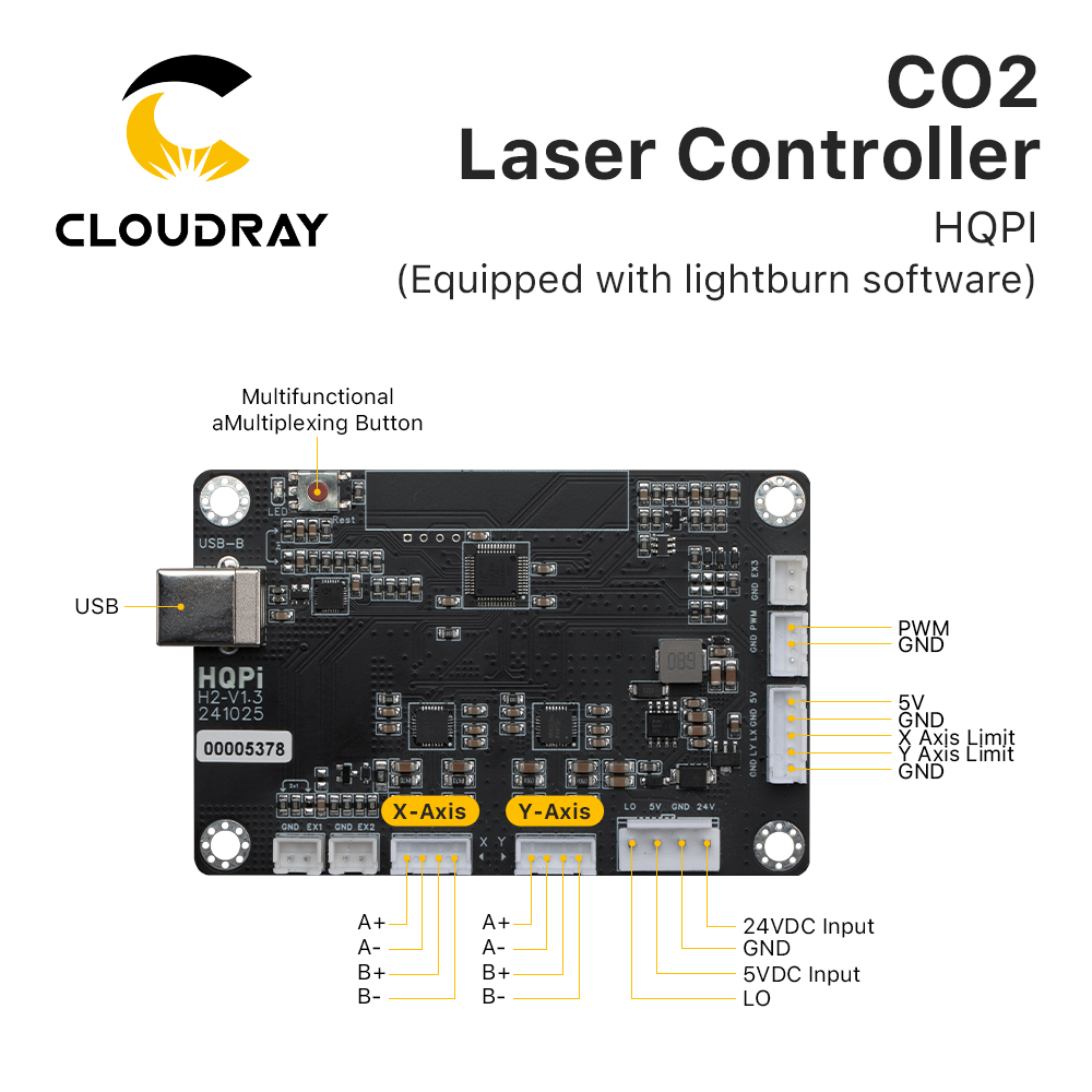 Cloudray-高精度CO2レーザーコントローラー,木材お - Industrial Handheld Laser Engraver のレビューと価格