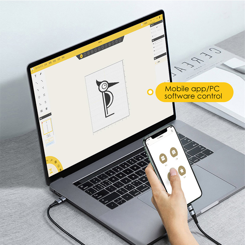 Laserpecker-ポータブルレーザー彫刻機,5W, B - Laser Engraving Software のレビューと価格