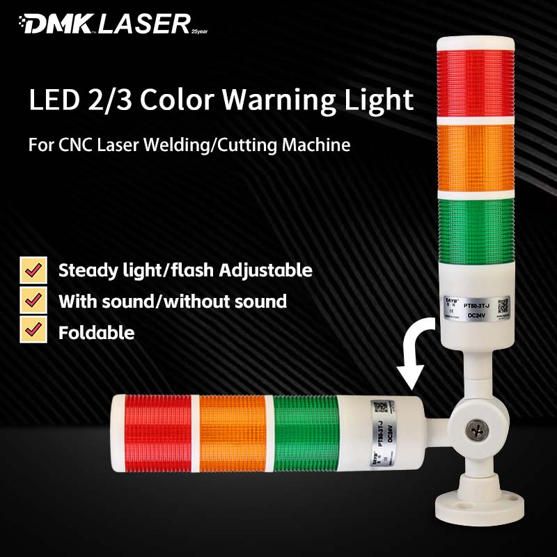 LED 三色光信号塔スタックライト工業用信号警告灯ブザー C - Industrial Laser Cutting Machines のレビューと価格