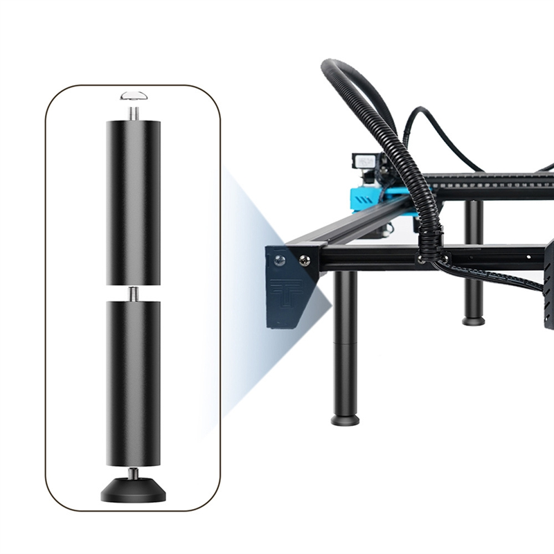 B08B-レーザー彫刻機 150MM脚拡張金属高さ調整セット - Rotary Axis Laser Engraver のレビューと価格