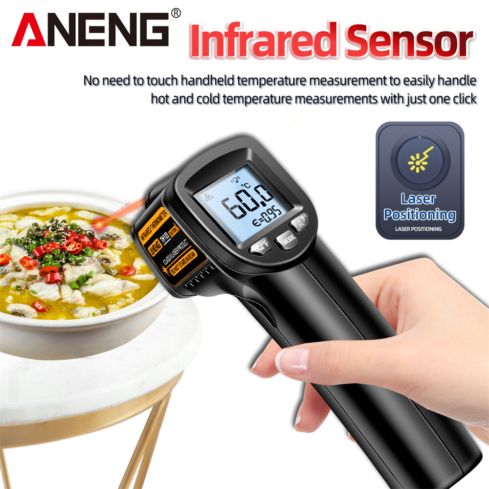 赤外線レーザー温度計工業用温度ガン ANENG TH103  - Industrial Laser Temperature Gun のレビューと価格