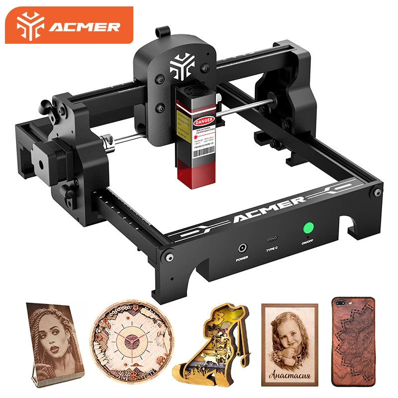 ACMER S1 6W/3.5W/2.5W ミニポータブルレ - Industrial Handheld Laser Engraver のレビューと価格