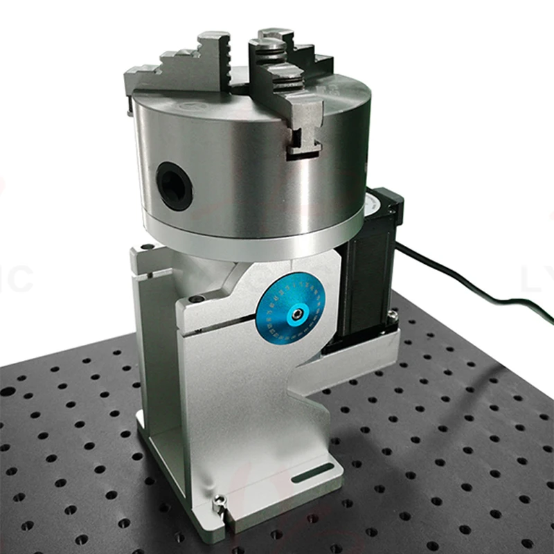 3爪スルーホール回転軸第4回転ジグ直径80mm 100mm  - Rotary Axis Laser Engraver のレビューと価格