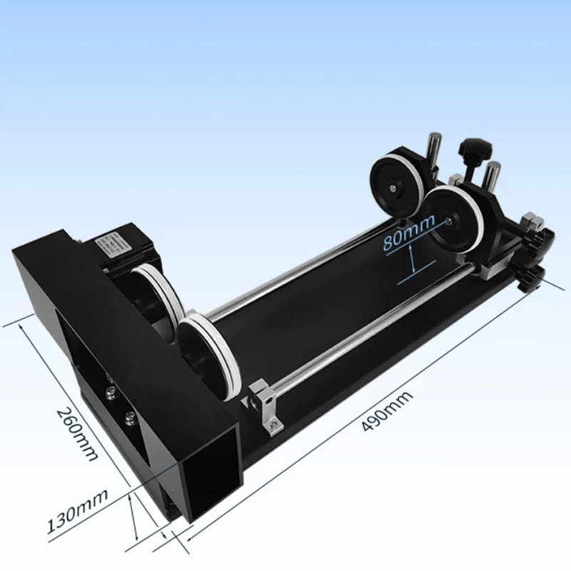 レーザー彫刻機用伸縮式回転軸 AC 220V ローラータイプ - Rotary Axis Laser Engraver のレビューと価格
