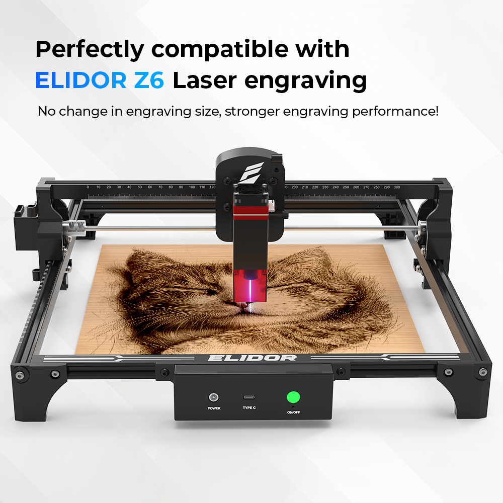 ELIDOR Z6 6W/12Wレーザーモジュールアップグレ - Laser Engraving Software のレビューと価格