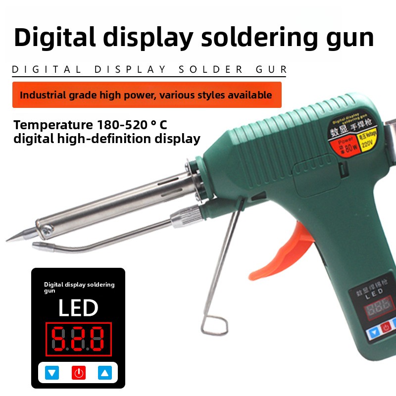 内部加熱デジタルディスプレイはんだ付けガン 80W ハイパワ - Industrial Laser Welding Tool のレビューと価格