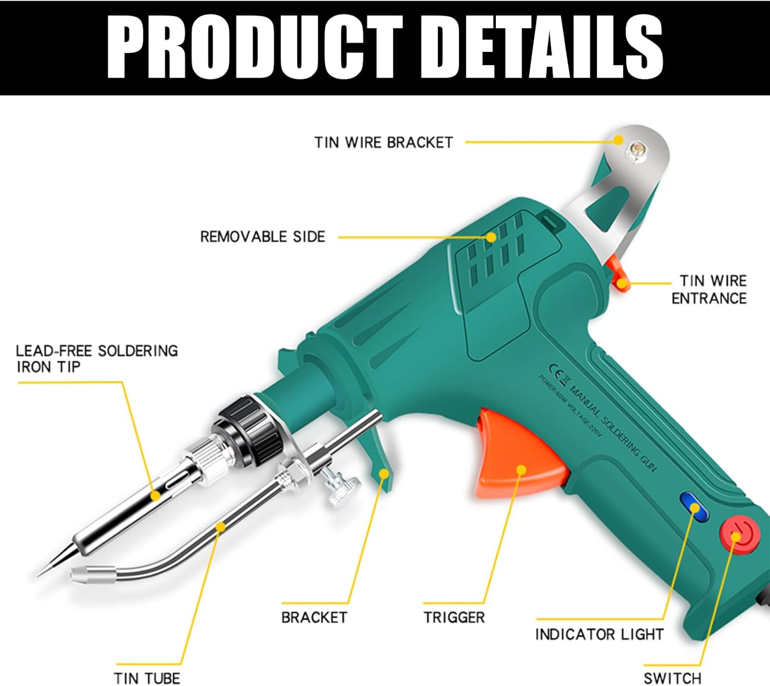 60W 110V/220V 電気はんだごて多機能はんだごては - Industrial Laser Welding Tool のレビューと価格