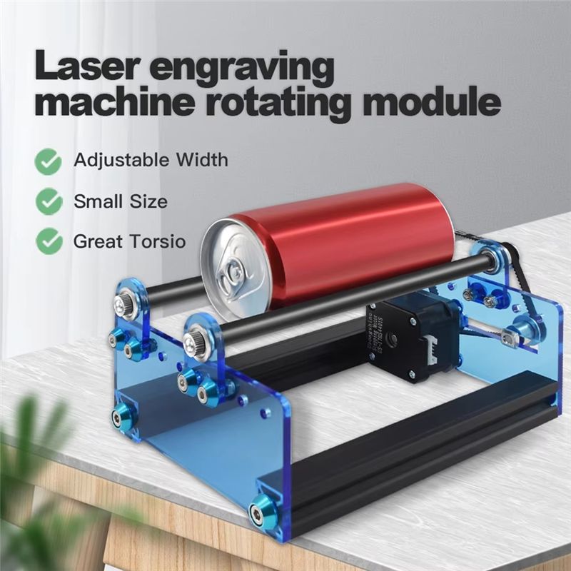 B17C 円筒形オブジェクトの彫刻用 Y 軸ロータリーローラ - Rotary Axis Laser Engraver のレビューと価格