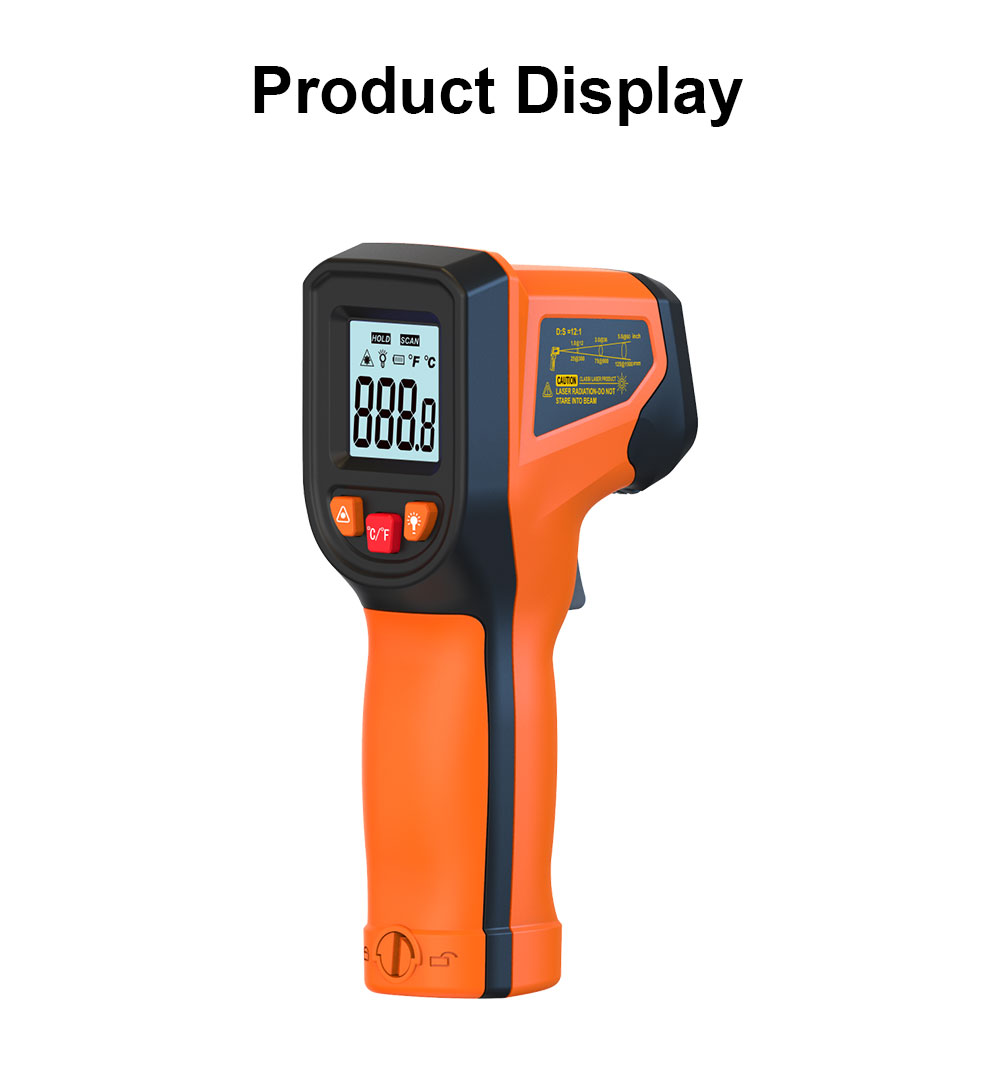 T600 T600A デジタル赤外線温度計ガン (-50 ℃ - Industrial Laser Temperature Gun のレビューと価格