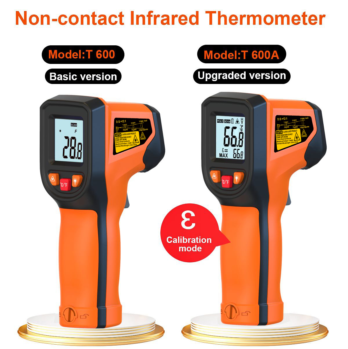 T600 T600A デジタル赤外線温度計ガン (-50 ℃ - Industrial Laser Temperature Gun のレビューと価格