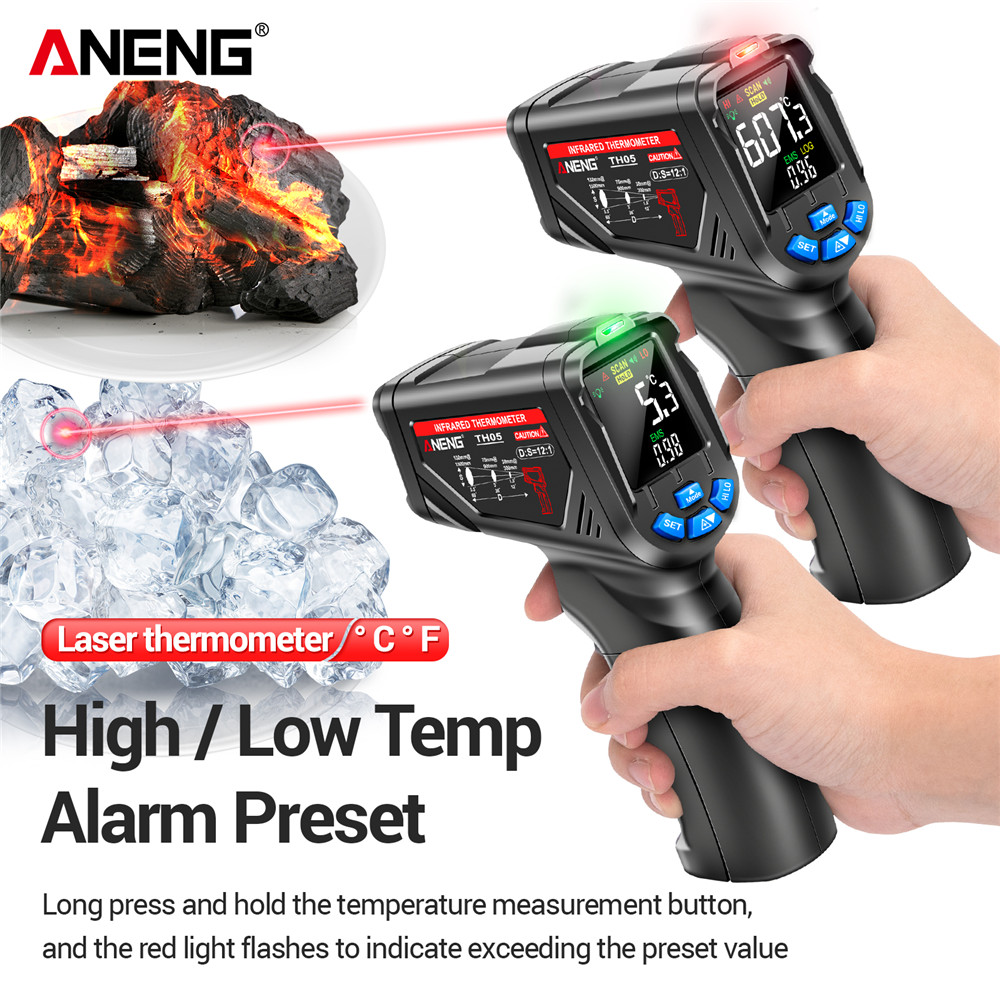 ANENG TH05 赤外線温度計 デジタル 非接触式 -2 - Industrial Laser Temperature Gun のレビューと価格