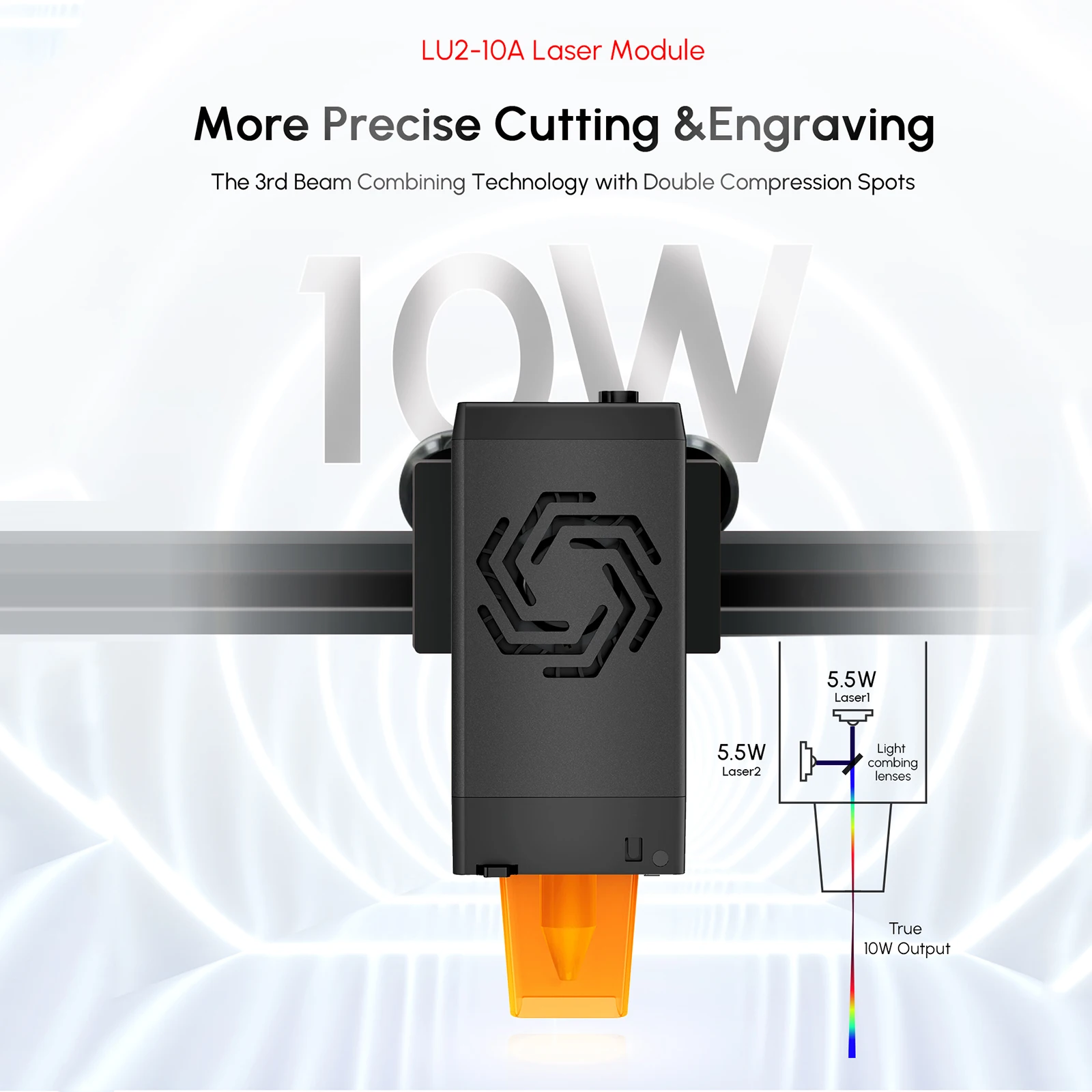 Ortur-彫刻機用レーザービームモジュール,高精度,10w - Laser Engraving Software のレビューと価格