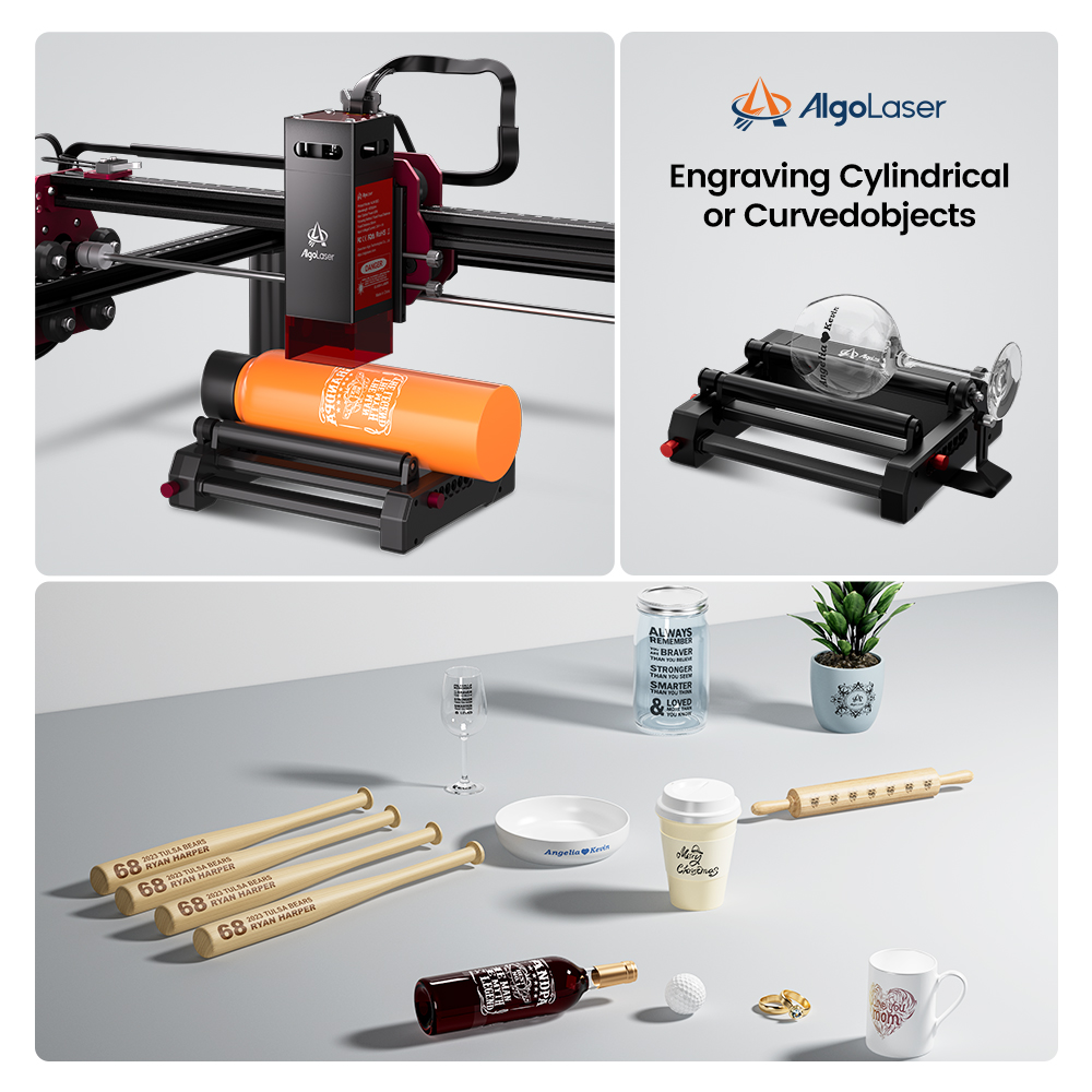 アルゴレーザー ホットセル レーザー彫刻回転ローラーY軸36 - Laser Engraving Software のレビューと価格