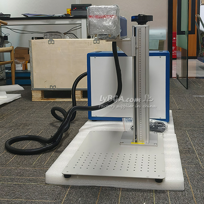 50W ファイバーレーザー 30W 金属マーキングマシン ジ - Rotary Axis Laser Engraver のレビューと価格