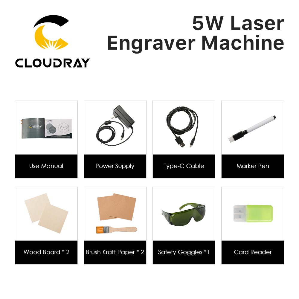 Cloudrayレーザー彫刻機BM1マークプリンターカッター - Industrial Laser Cutting のレビューと価格