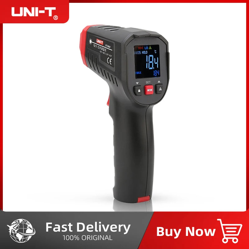 UNI-T デジタル温度計非接触工業用赤外線レーザー温度計  - Industrial Laser Temperature Gun のレビューと価格