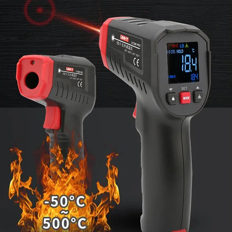 UNI-T デジタル温度計非接触工業用赤外線レーザー温度計  - Industrial Laser Temperature Gun のレビューと価格