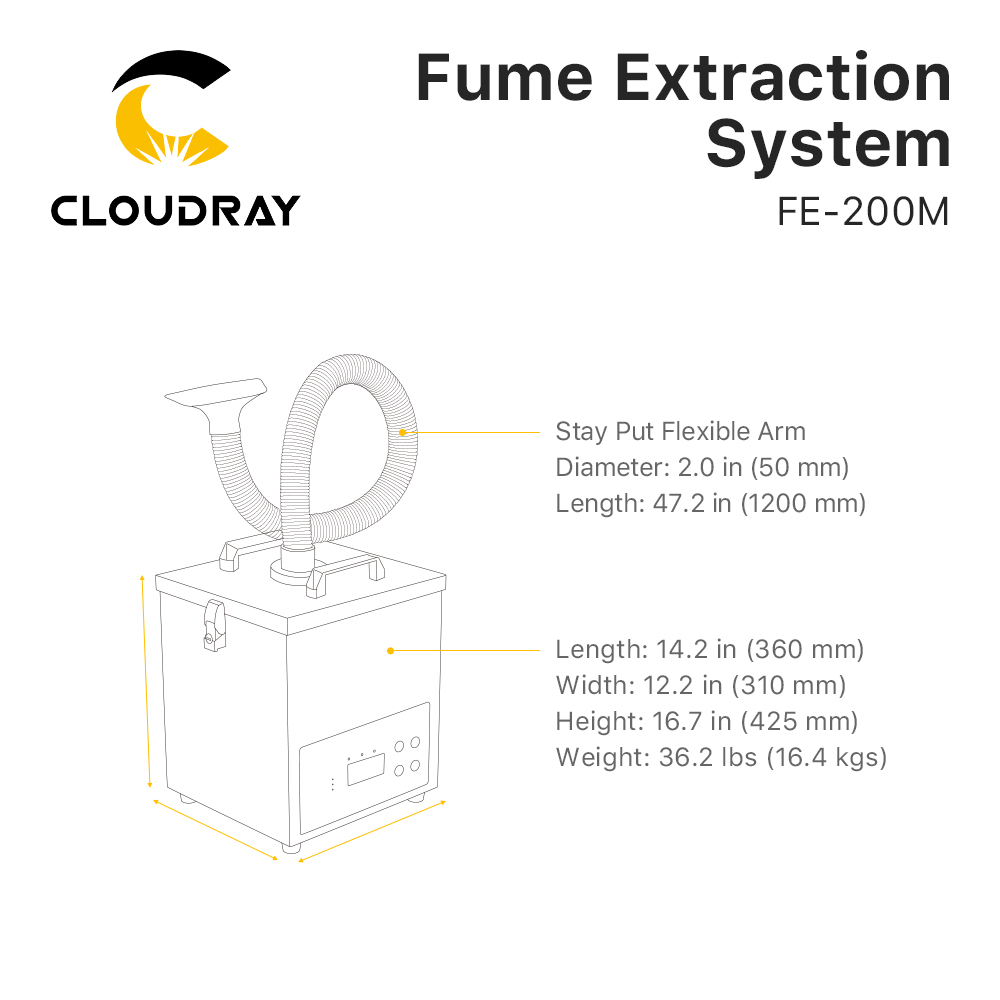 Cloudray Fume Extraction Syste - Industrial Laser Cutting のレビューと価格